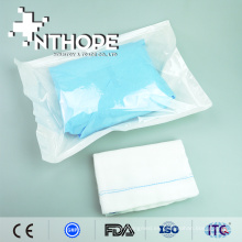 almohadilla de algodón desechable para kits de sutura médica